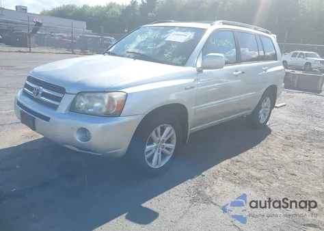 2006 Toyota Highlander Hybrid Limited V6 z USA, uszkodzony, nr VIN JTEEW21A360006290